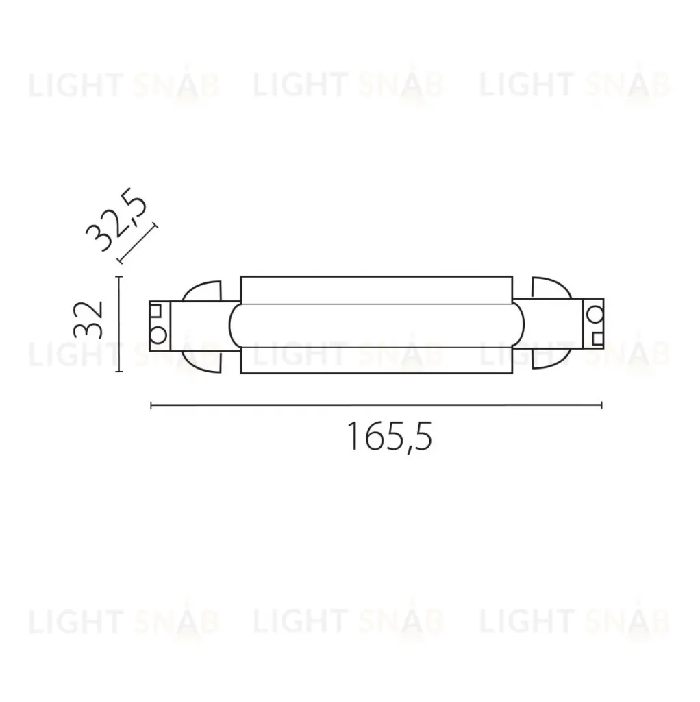 Питание центральное к треку 5040xx-(F)/(R) Lightstar Quattro 504186-FRPS 504186-FRPS