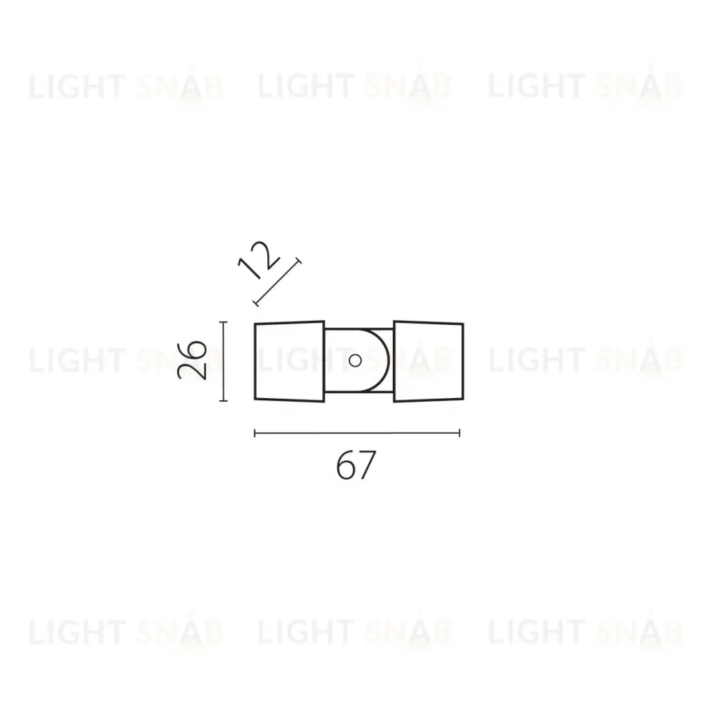 Гибкое cоединение 48V черное Lightstar Due Hermes 510157 510157
