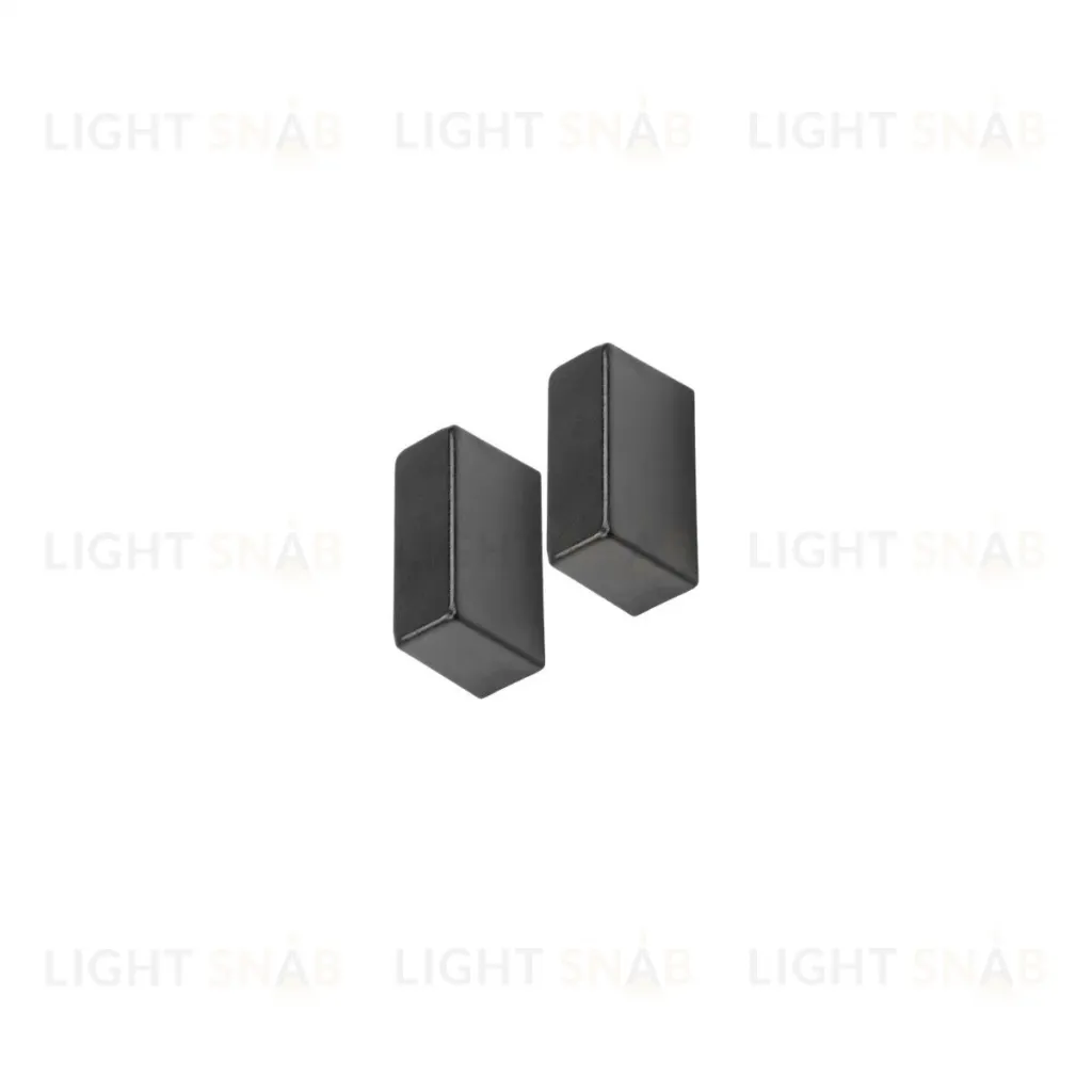 Заглушка торцевая черная Lightstar Due Hermes 510167 510167