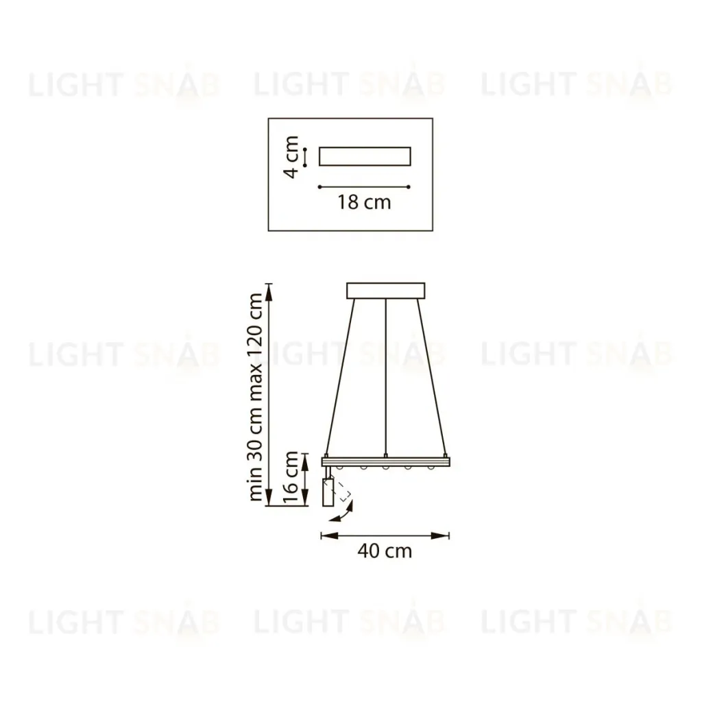 Подвесная люстра Lightstar Dive 740447 740447