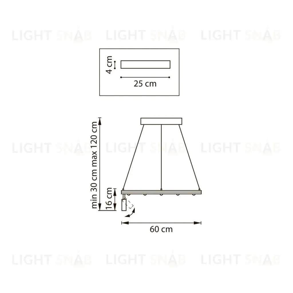 Подвесная люстра Lightstar Dive 740467 740467