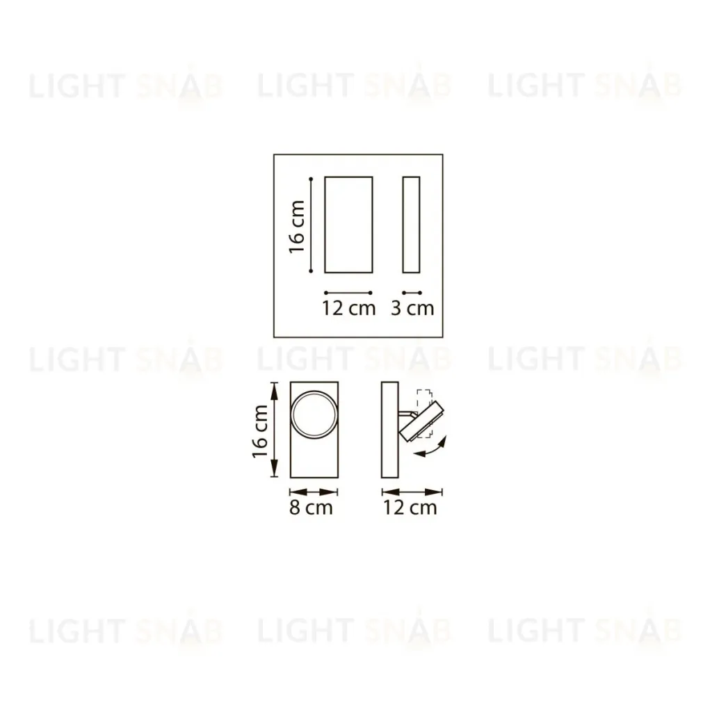 Бра Lightstar Fico 740617 740617