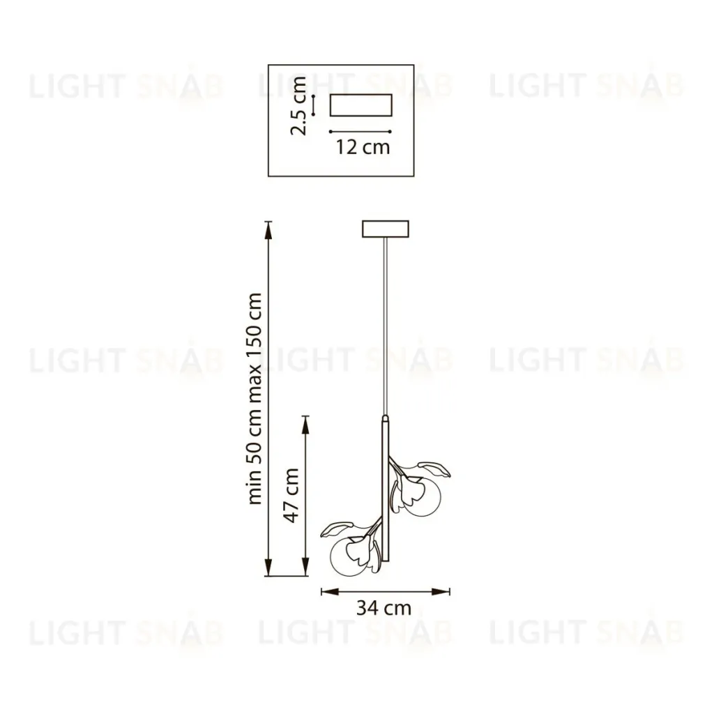 Подвесной светильник Lightstar Ceramo BW 799027 799027
