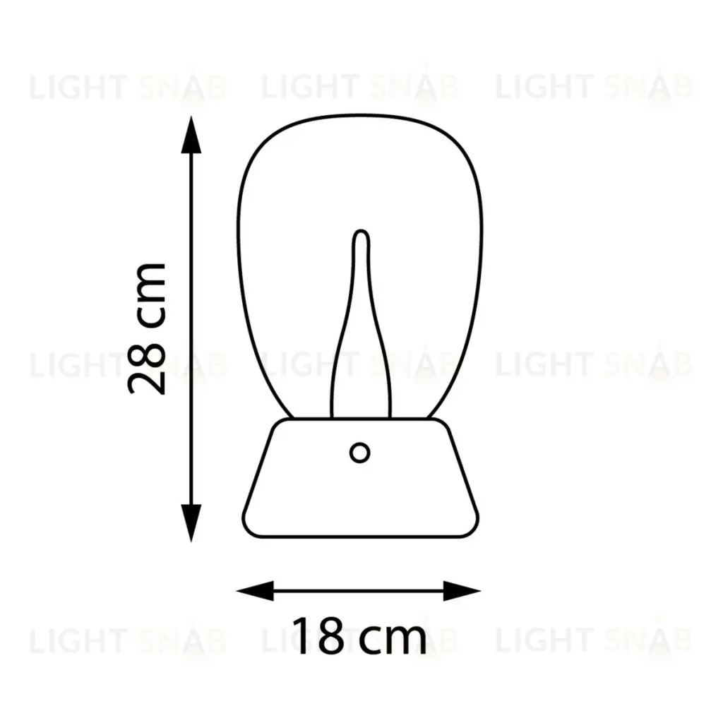 Настольная лампа диммируемая Lightstar Uovo III 807917 807917