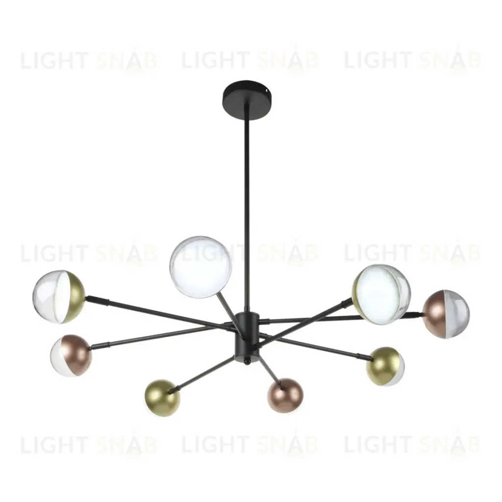 Люстра на штанге Escada Diverse 10271/8LED Gold/Copper 10271/8LED Gold/Copper