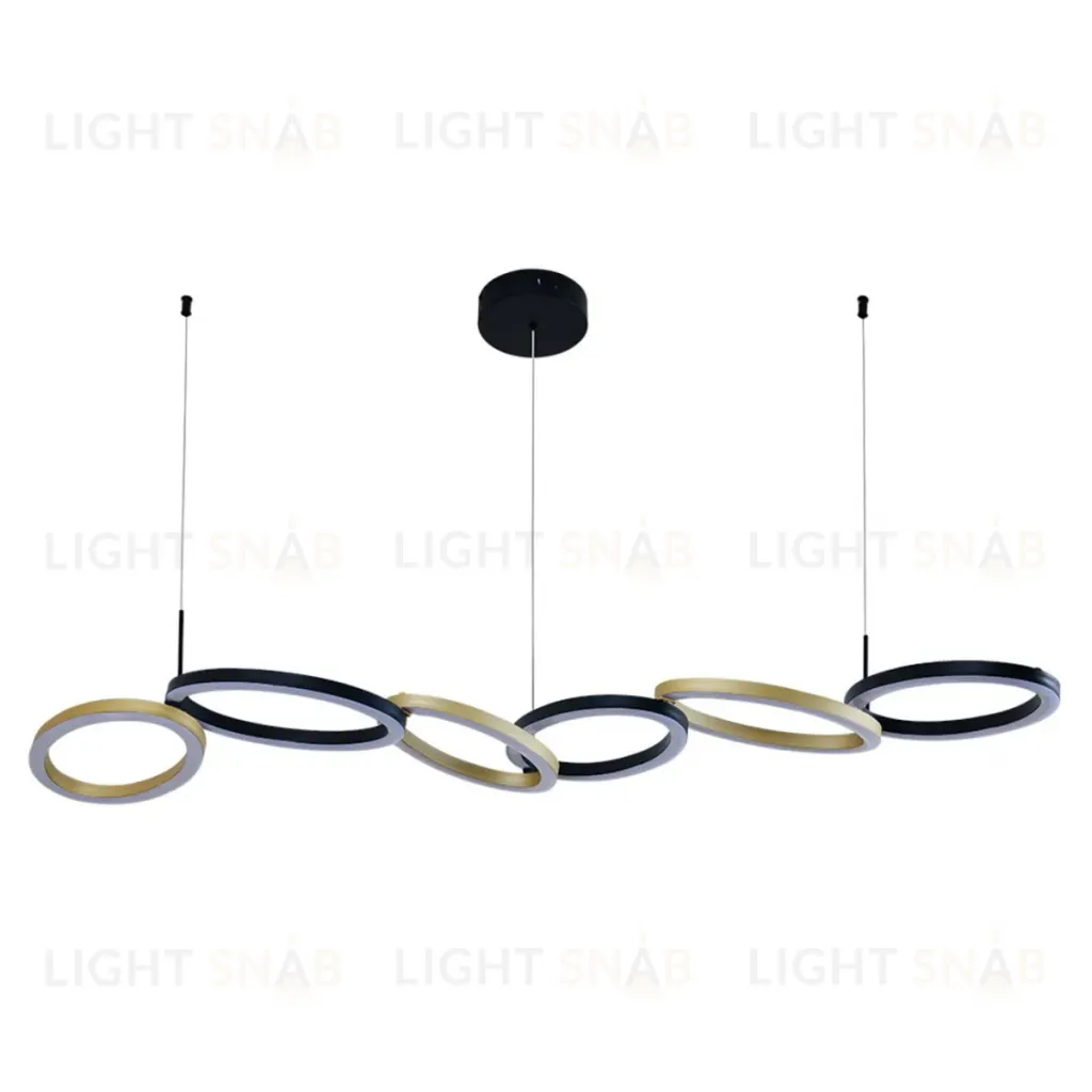 Подвесной светильник Indigo Anello 14034/C/6P Black V000215L
