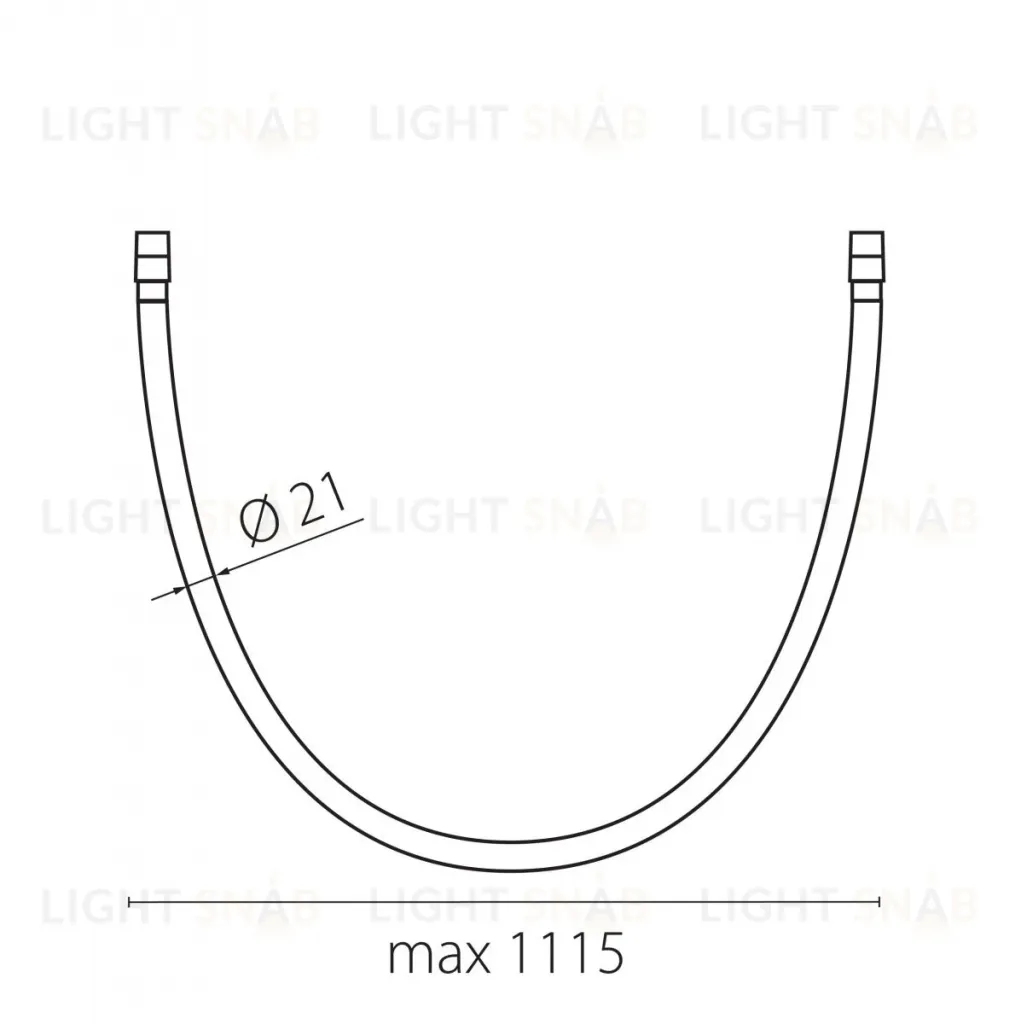 Трековый однофазный гибкий светильник Lightstar Due Hermes 270647 270647