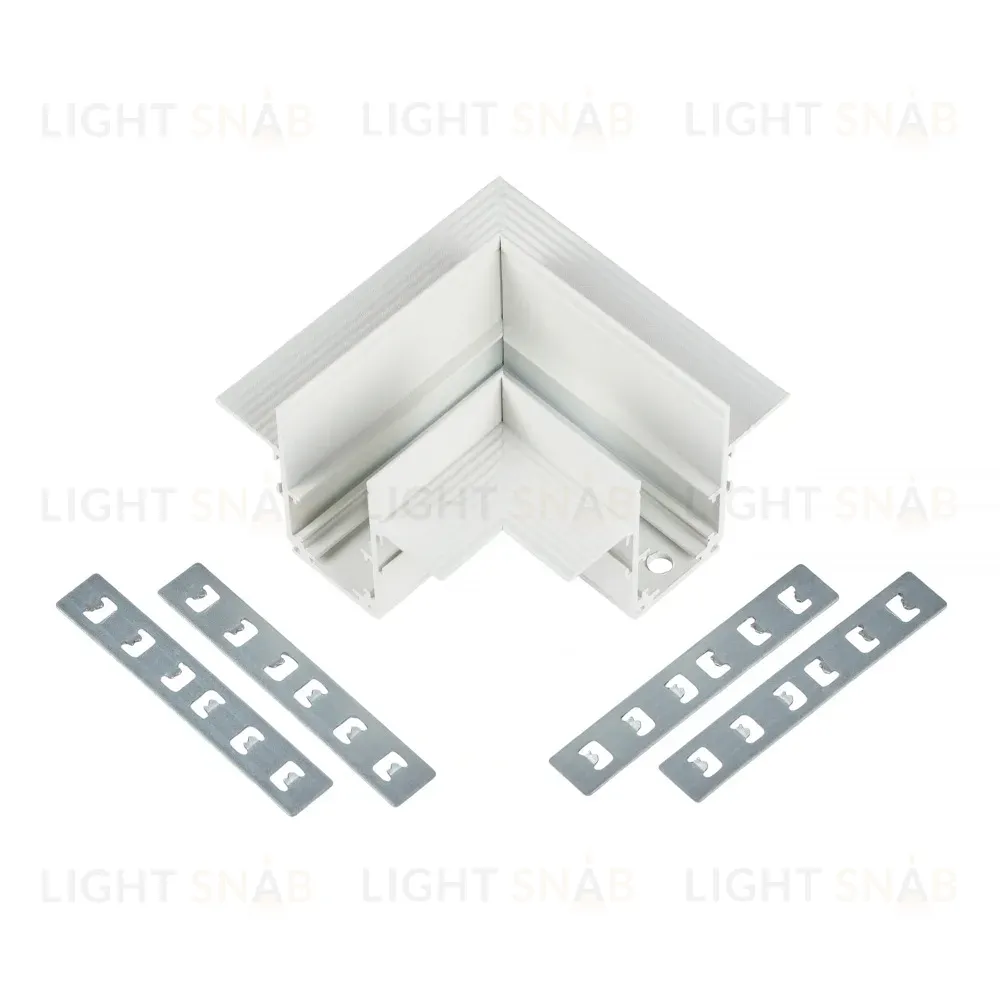 Коннектор угловой для магнитного шинопровода Myfar Accessories for MagLine 23 MT0200-CL-W MT0200-CL-W