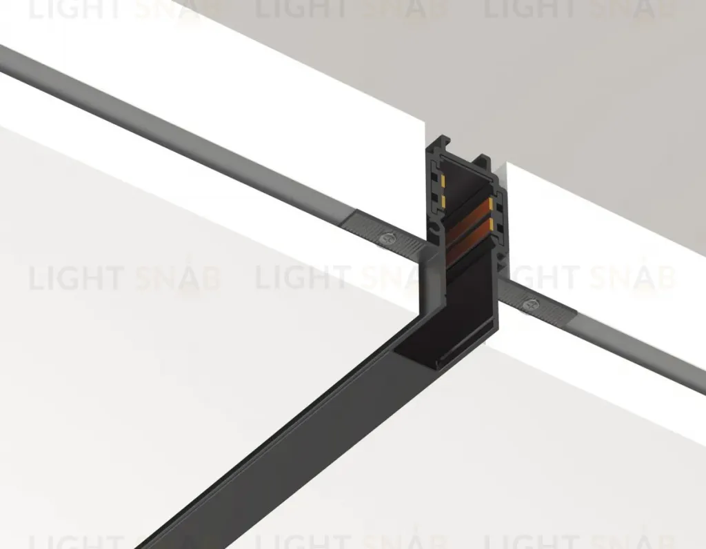 Шинопровод низковольтный встраиваемый с торц. Заглушк. 2шт Ambrella Light Track System GL1922 GL1922