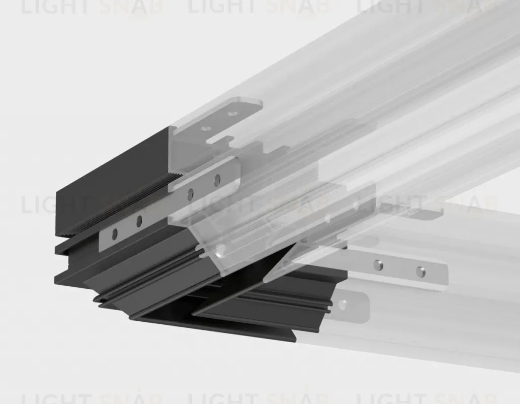 Коннектор угловой для корпуса в натяжной потолок Ambrella Light Track System GL1981 GL1981