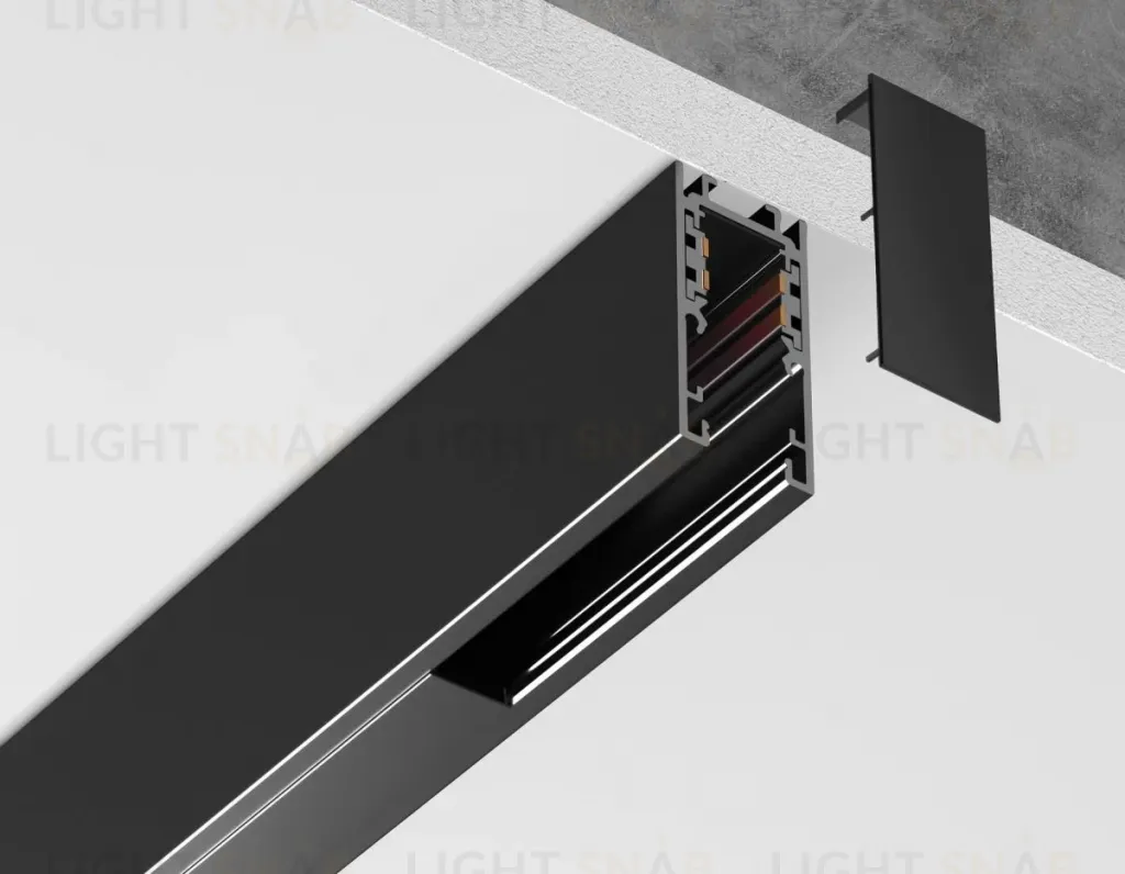 Заглушка для магнитного шинопровода Magnetic 48V 10mm 2шт Ambrella Light Track System GL1988 GL1988