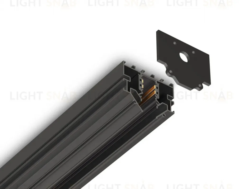 Заглушка для магнитного шинопровода в натяжной потолок 2шт Ambrella Light Track System GL1990 GL1990