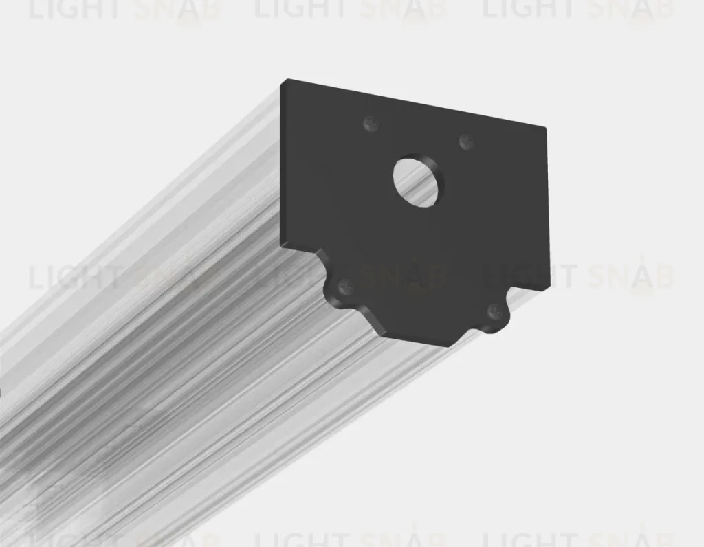 Заглушка для магнитного шинопровода в натяжной потолок 2шт Ambrella Light Track System GL1990 GL1990