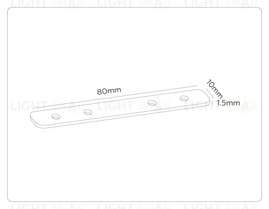 Соединитель прямой для магнитного шинопровода Ambrella Light Track System GL2005 GL2005