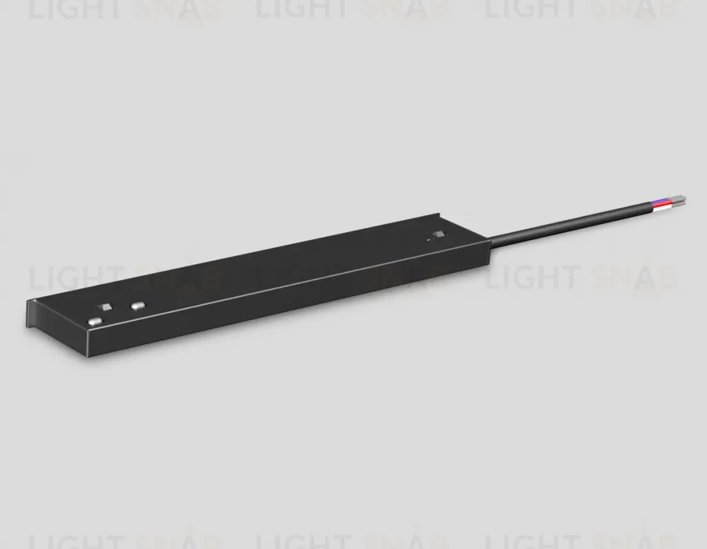 Блок питания внутренний с вводом питания для магнитного шинопровода Ambrella Light Track System 48V 10mm 100W GL2061 GL2061