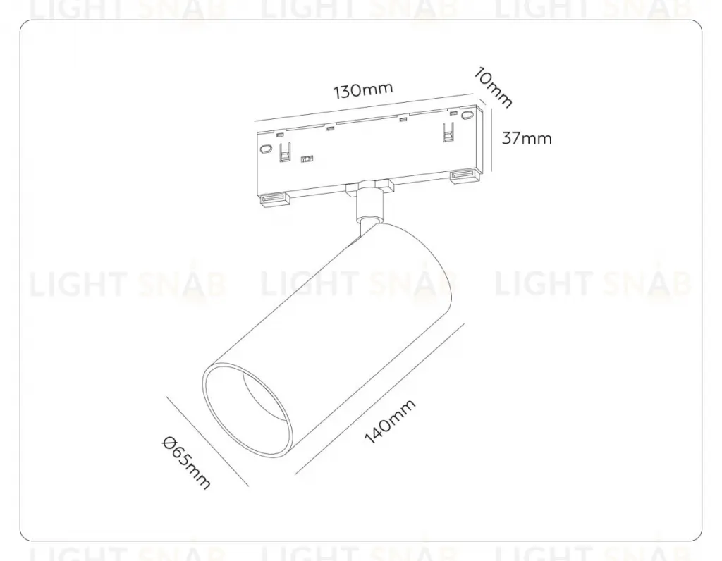Трековый магнитный светильник Ambrella Light Track System GL2315 GL2315