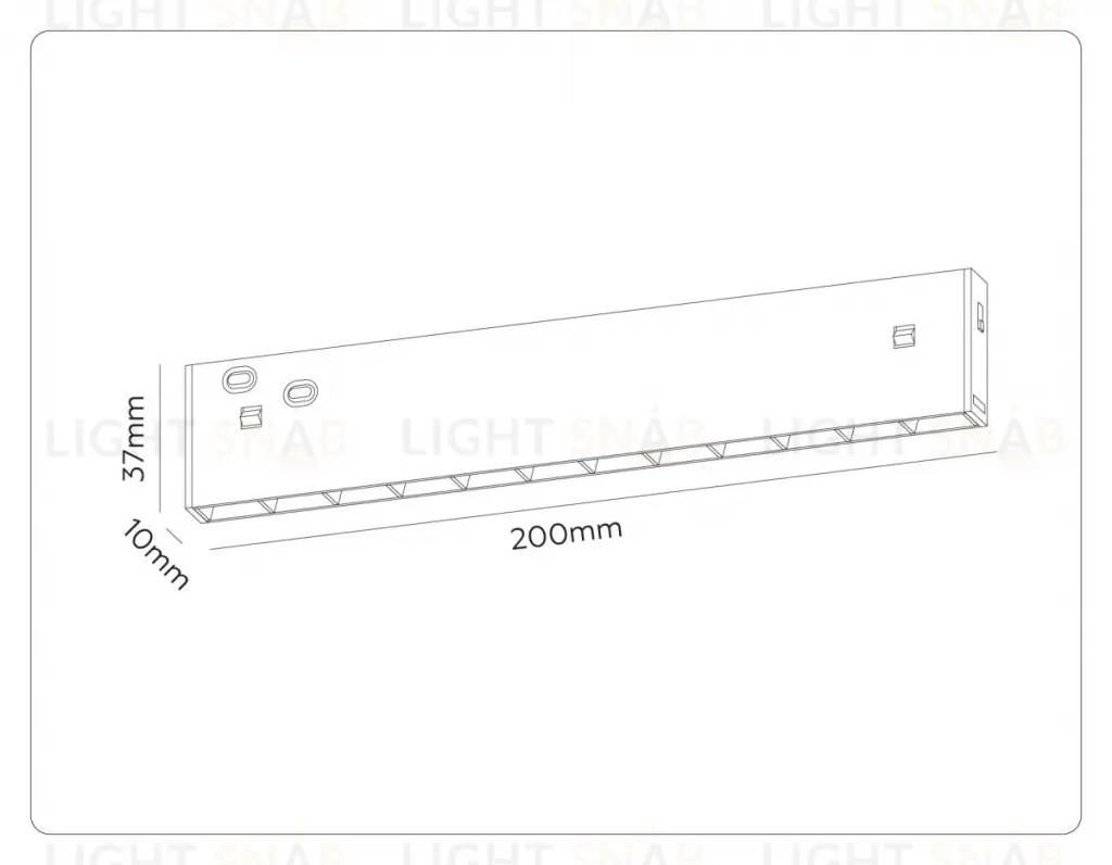 Трековый магнитный светильник Ambrella Light Track System GL2335 GL2335