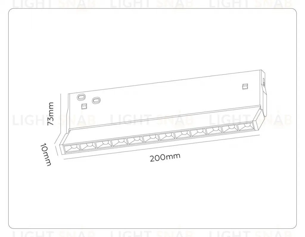 Трековый магнитный светильник Ambrella Light Track System GL2360 GL2360