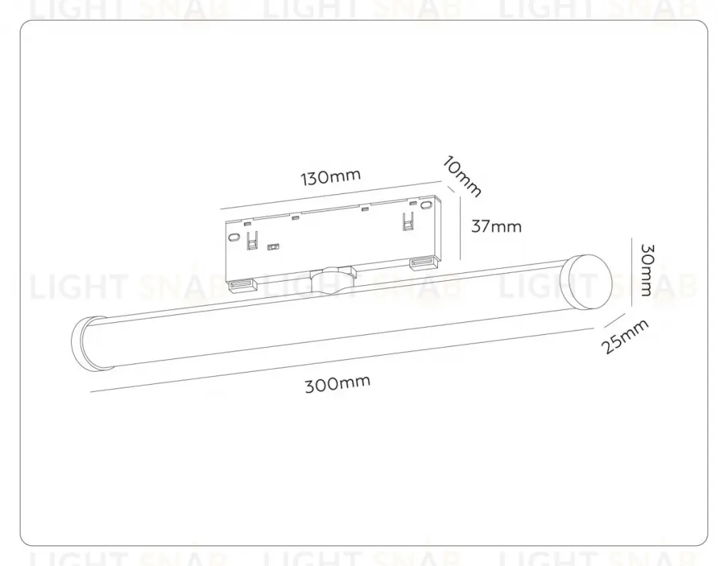 Трековый магнитный светильник Ambrella Light Track System GL2370 GL2370