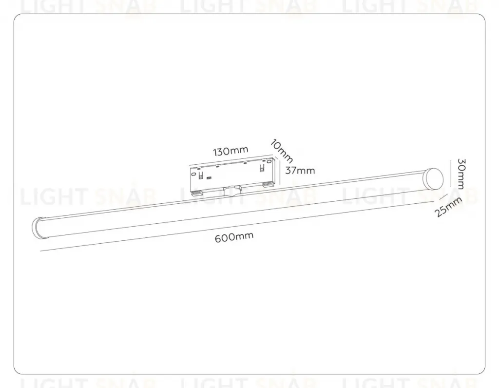 Трековый магнитный светильник Ambrella Light Track System GL2375 GL2375