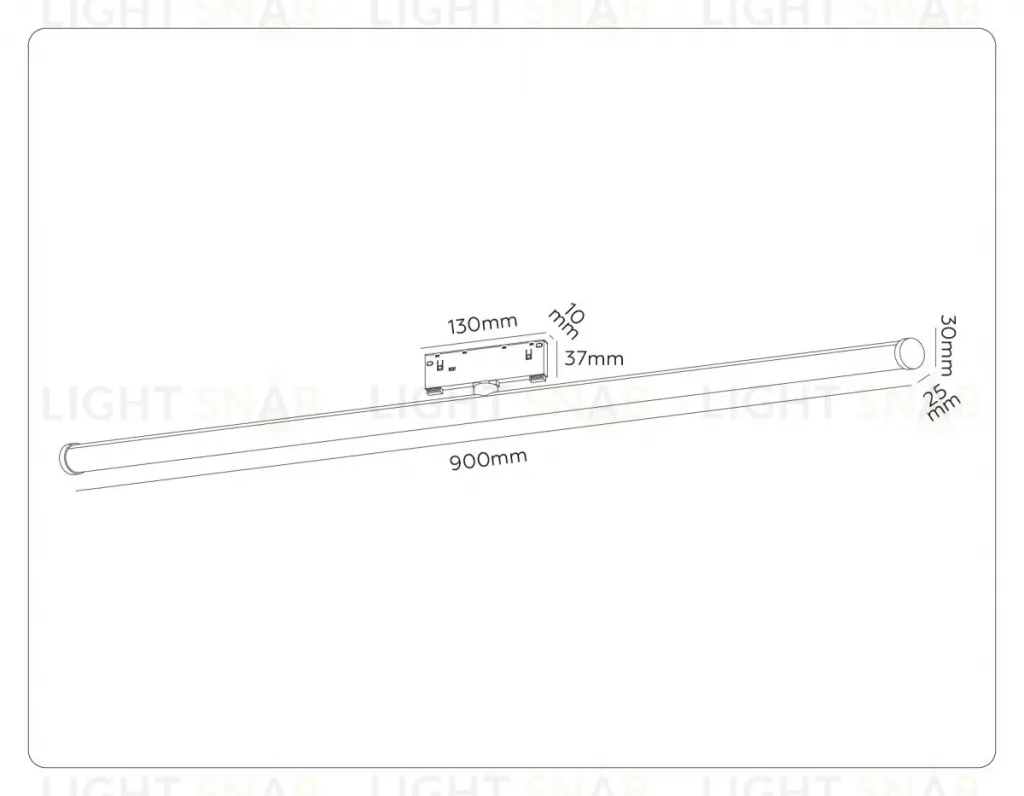 Трековый магнитный светильник Ambrella Light Track System GL2380 GL2380