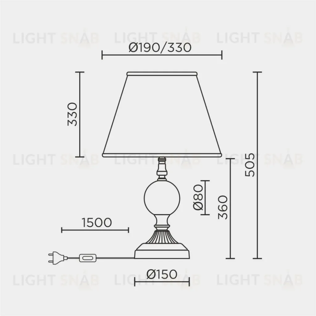 Настольная лампа LED4U L9923 GD L9923 GD