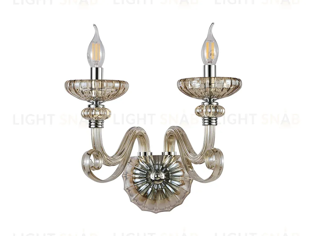 Бра Newport 8622/A chrome cognac М0071596 8622/A chrome cognac