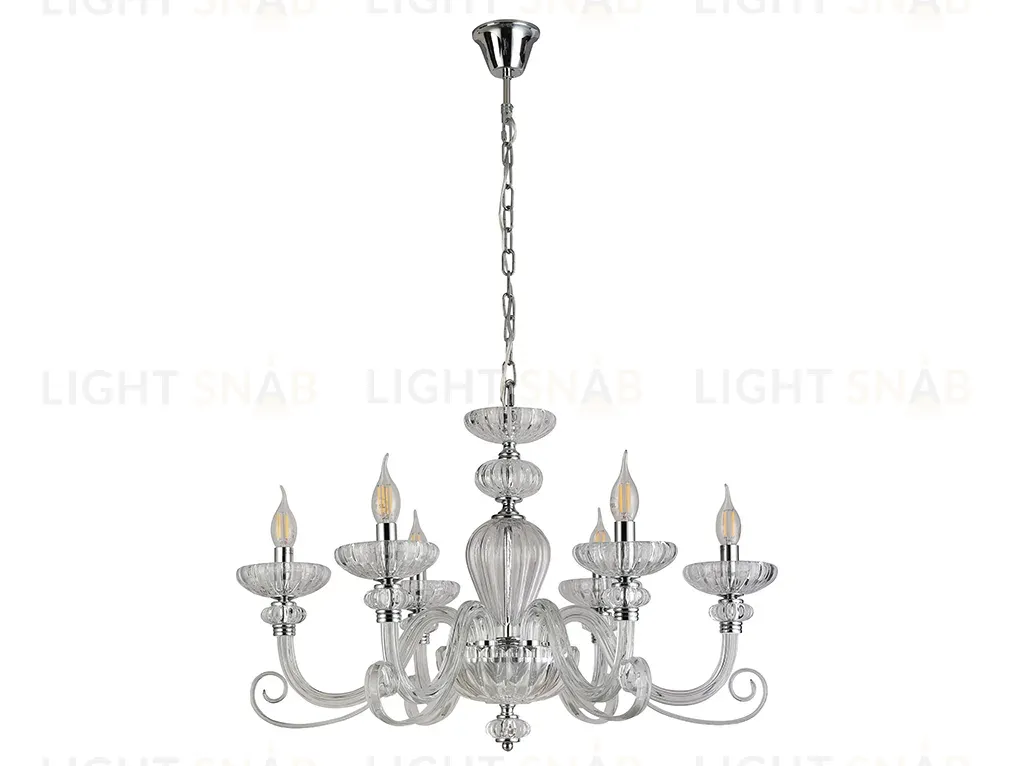 Подвесные люстры Newport 8626/C chrome clear М0071525 8626/C chrome clear
