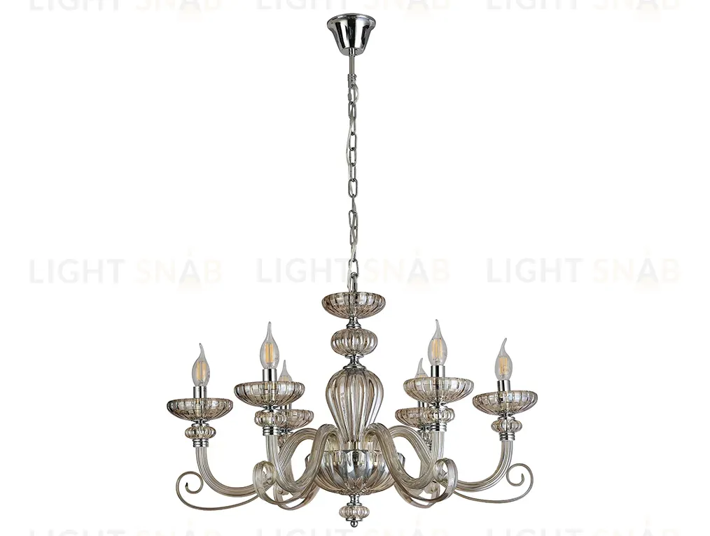 Подвесные люстры Newport 8626/C chrome cognac М0071597 8626/C chrome cognac