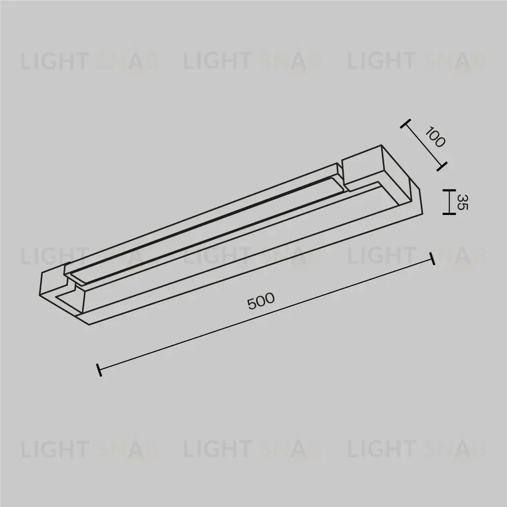 Подсветка для зеркала Maytoni Beam MIR002WL-L8B4K MIR002WL-L8B4K