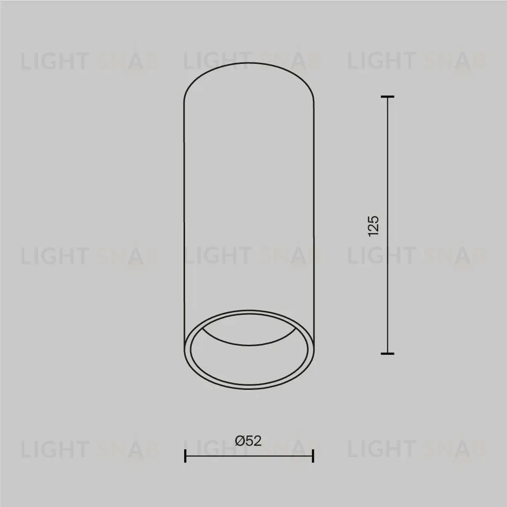 Потолочный светильник Maytoni Technical Focus Led C056CL-L12W2.7K-W-PT C056CL-L12W2.7K-W-PT