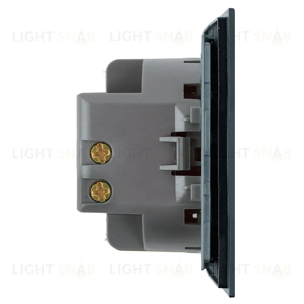 Переключатель 1-клавишный (механизм) Stekker Мия 250В 10A RSW10-3105-05 черный бархат 50447 50447