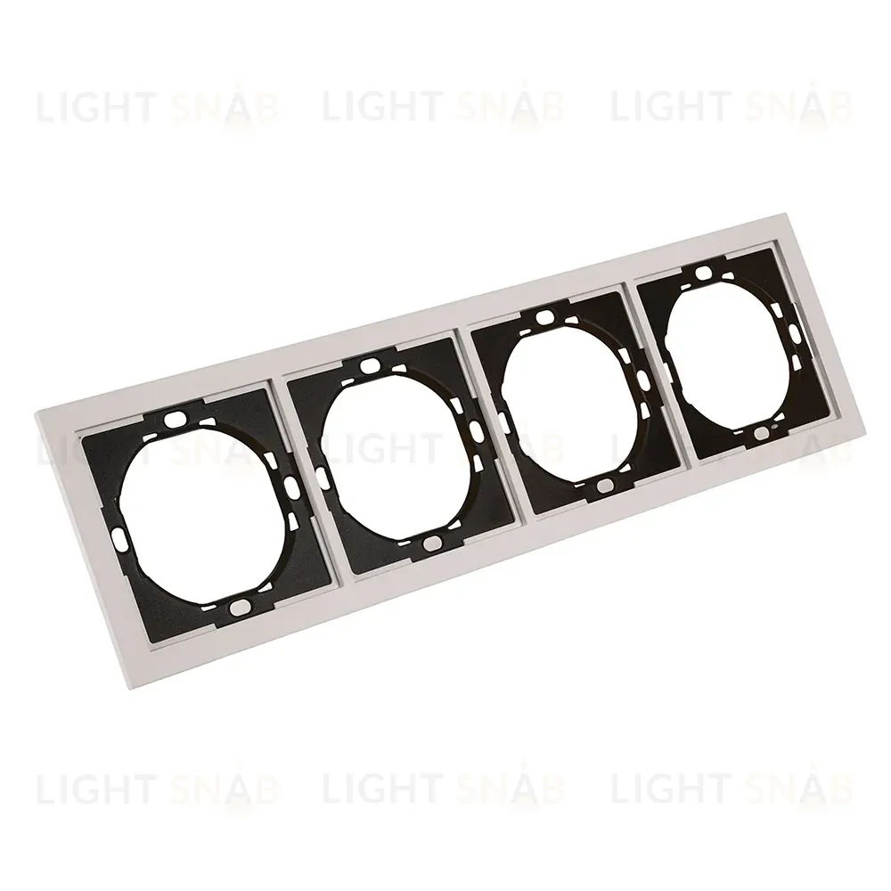 Рамка 4-местная Stekker Мия PFR00-3004-08 пудровый жемчуг 50489 50489