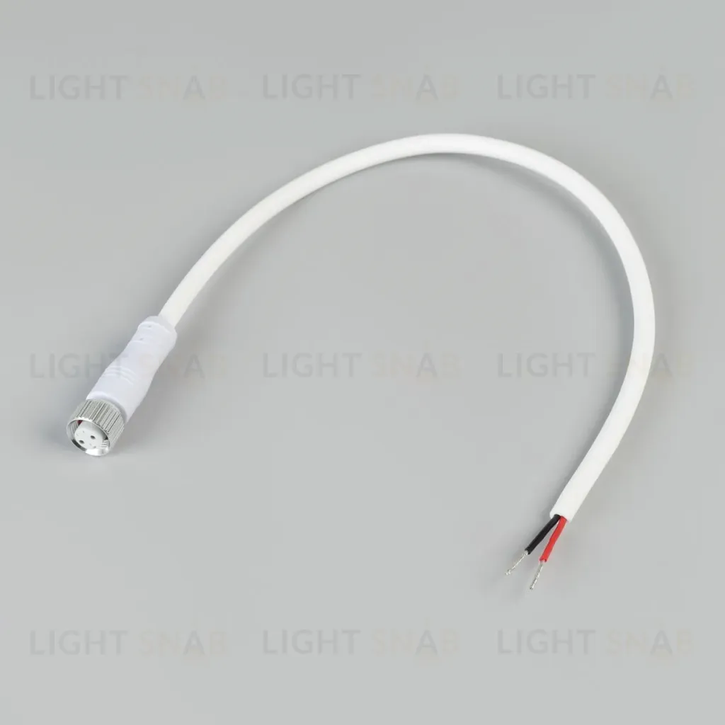 Коннектор питания Arlight ARL-WAVE-1615-CON-POWER-FEMALE-2PIN-WHT (IP67 Пластик) 059758 059758