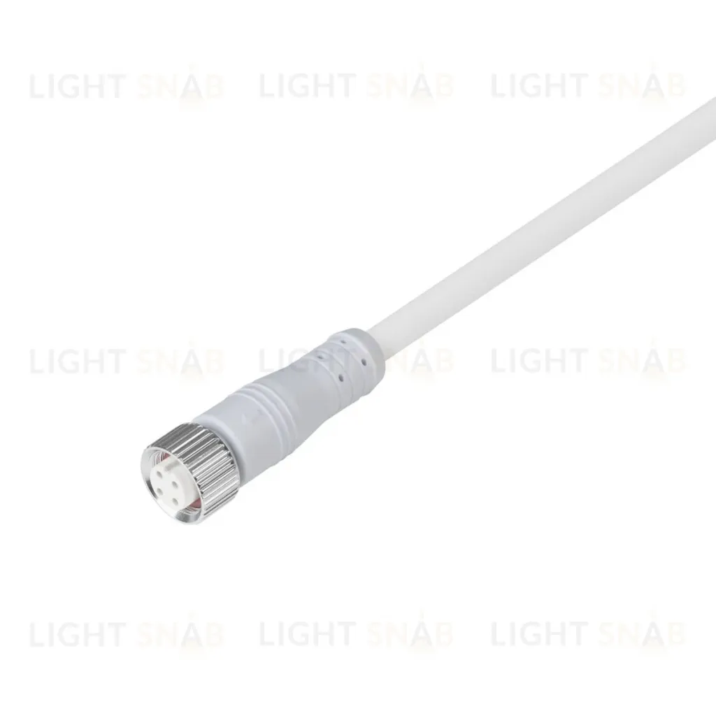 Коннектор питания Arlight ARL-WAVE-1615-CON-POWER-FEMALE-4PIN-WHT (IP67 Пластик) 060093 060093