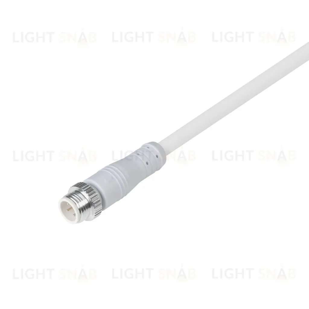 Коннектор питания Arlight ARL-WAVE-1615-CON-POWER-MALE-4PIN-WHT (IP67 Пластик) 060094 060094