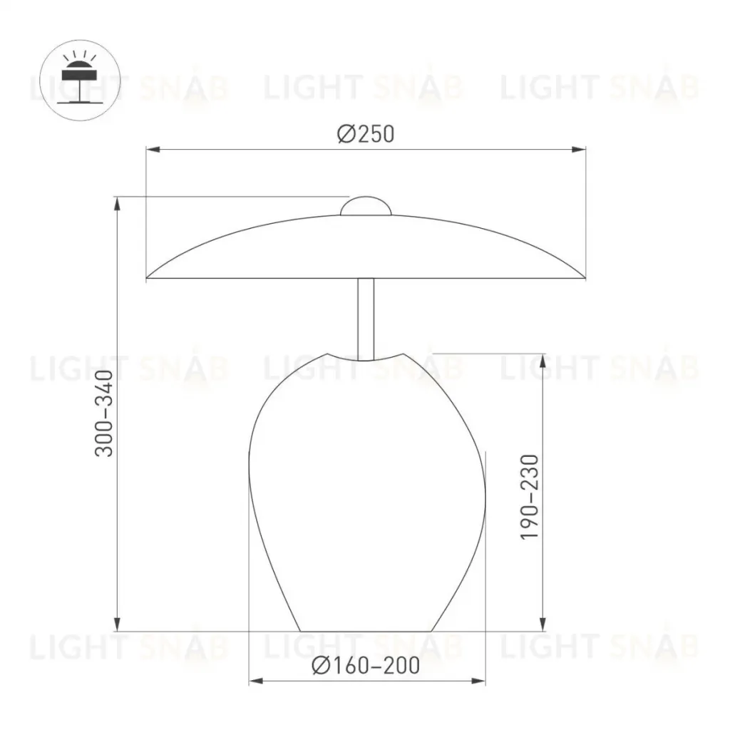 Светильник Arlight SP-UMANI-TAB-S25x34-6W Warm2700 (BK, 90 deg, 230V) (IP20, Натуральный камень) 061711 061711