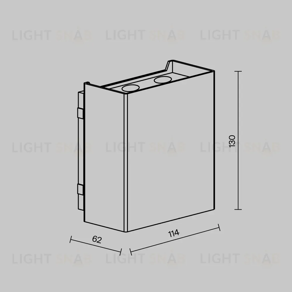 Уличный настенный светильник Maytoni Shell O505WL-L6B3K O505WL-L6B3K