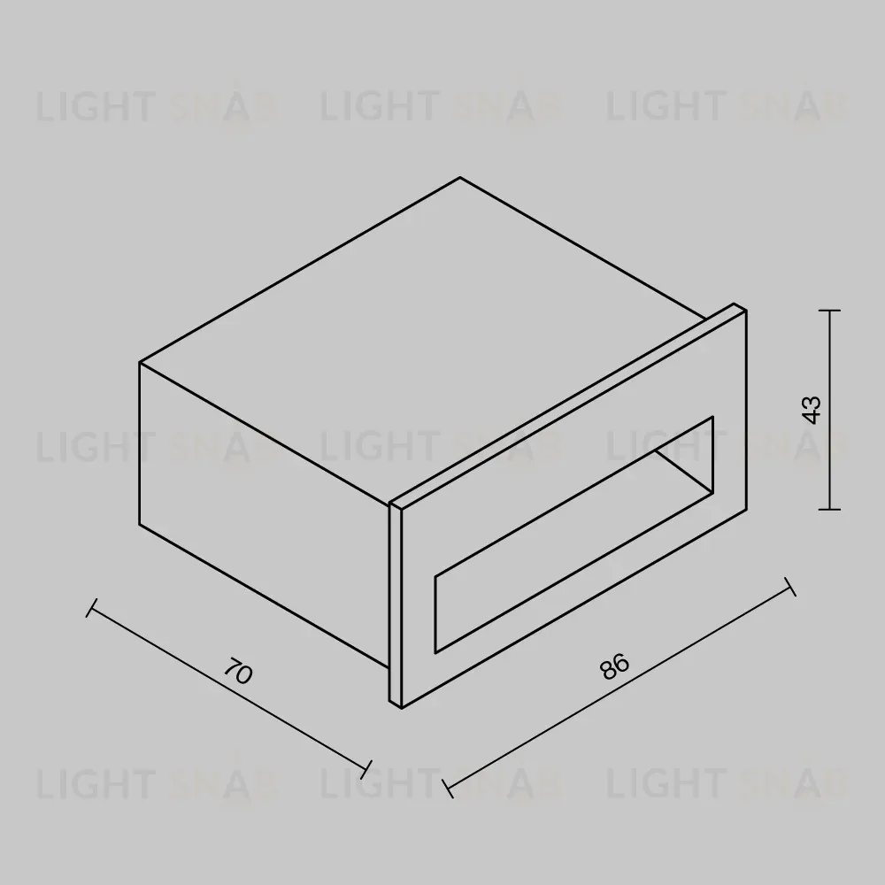 Подсветка для лестниц Maytoni Futo O512SL-L3W3K O512SL-L3W3K