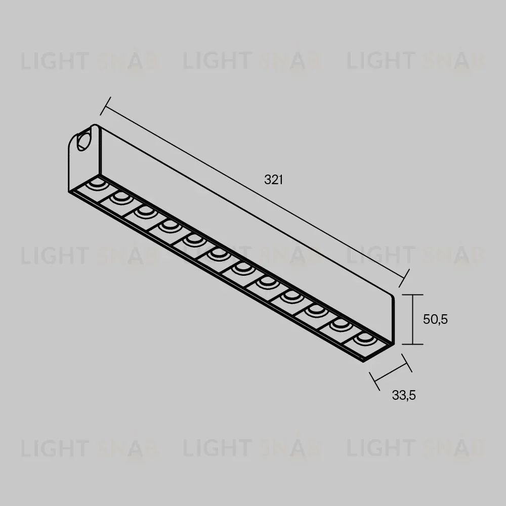 Трековый светильник Maytoni Technical Points Arity TR237-1-12W3K-B TR237-1-12W3K-B