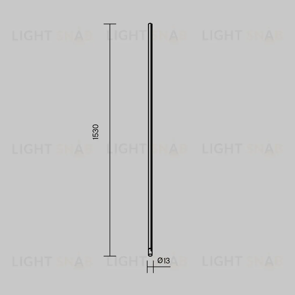 Шинопровод Maytoni Technical Busbar trunkings Arity TRX234-V-1.5B TRX234-V-1.5B