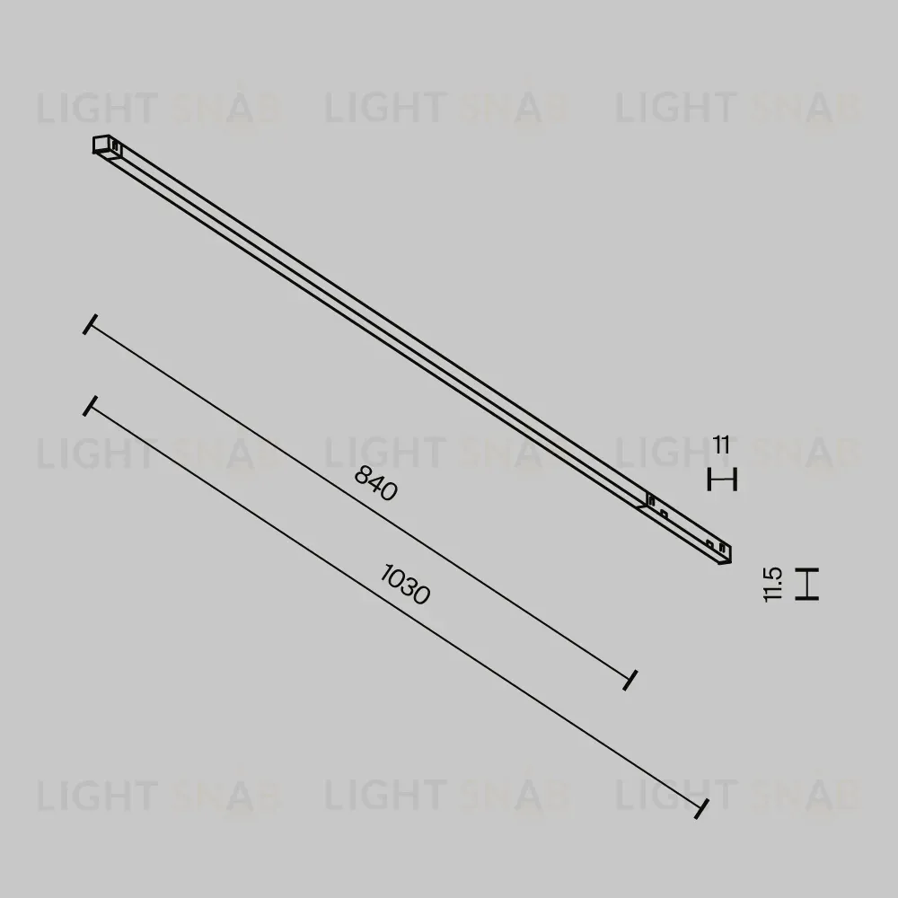 Трековый магнитный светильник Maytoni Technical Basis Exility X TR240-4-18WTW-DD2-B TR240-4-18WTW-DD2-B