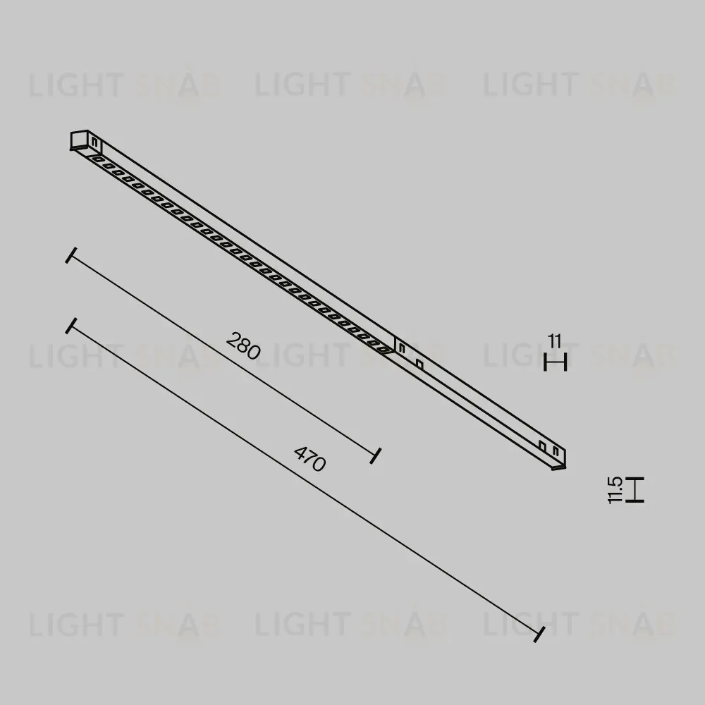 Трековый магнитный светильник Maytoni Technical Points TR241-4-6WTW-DSZ-B TR241-4-6WTW-DSZ-B