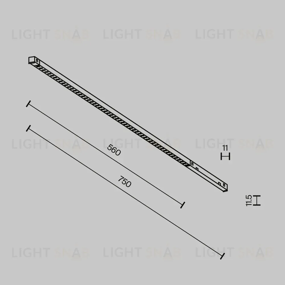 Трековый магнитный светильник Maytoni Technical Points Exility X TR241-4-12WTW-DD2-B TR241-4-12WTW-DD2-B