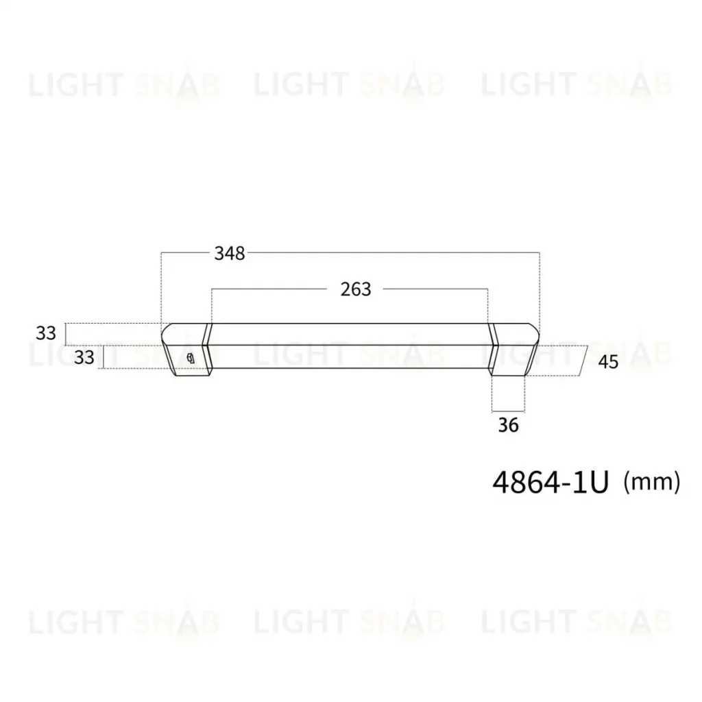 Трековый однофазный светильник Favourite Practica 4864-1U 4864-1U