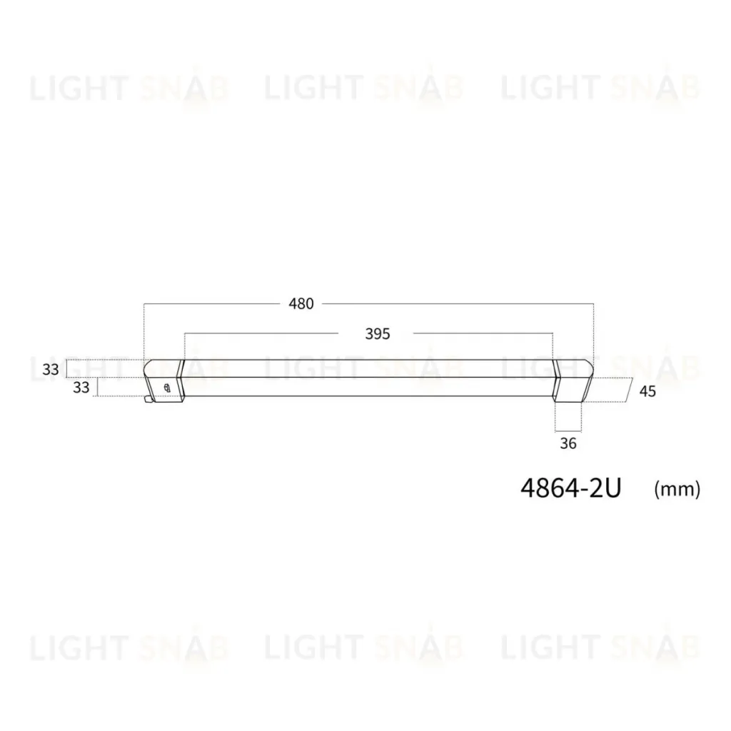 Трековый однофазный светильник Favourite Practica 4864-2U 4864-2U