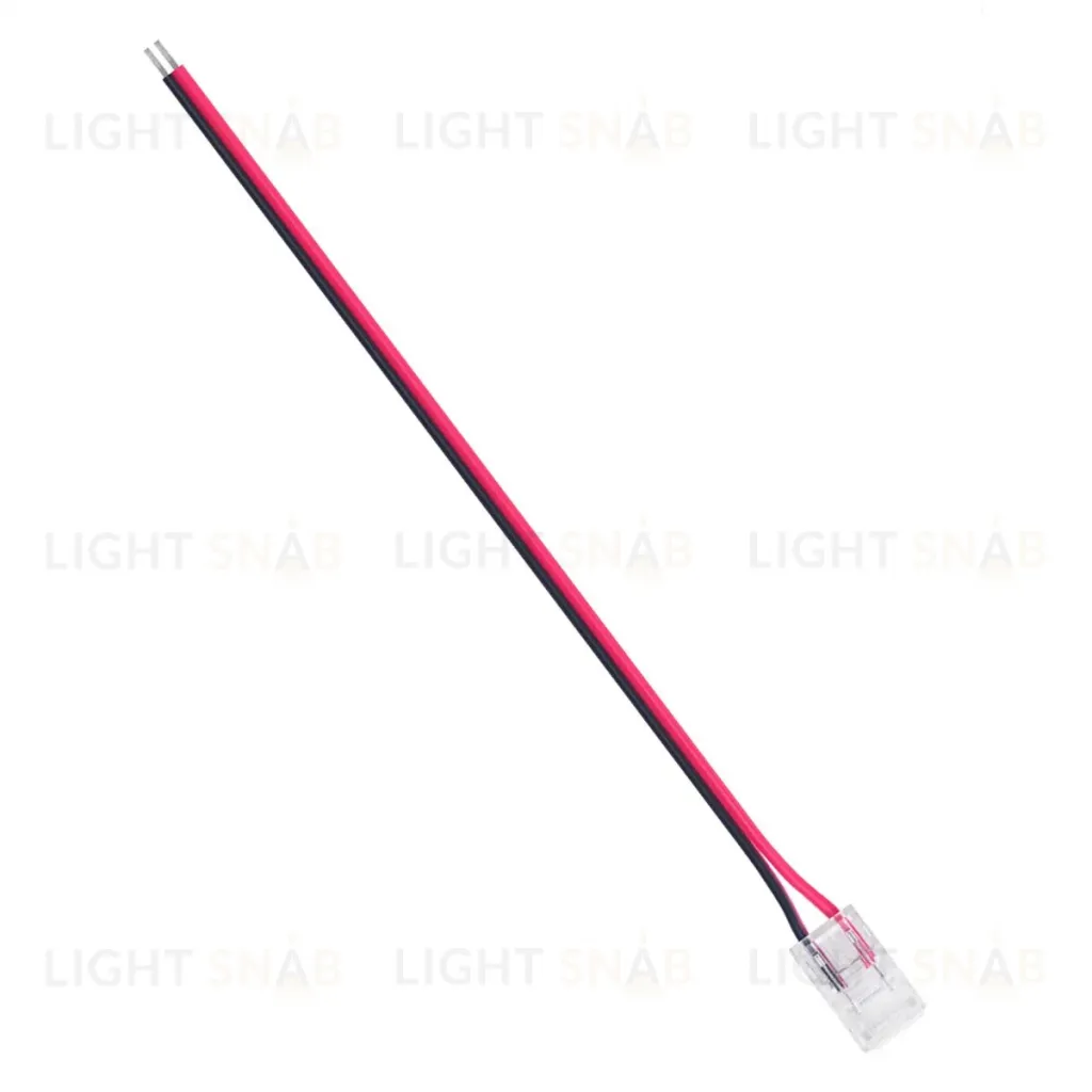 Коннектор прокалывающий 2 pin для подключения одноцветной LED ленты 8мм, тип SMD, COB Apeyron 09-113 09-113