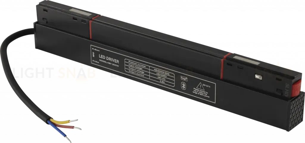Драйвер для магнитного шинопровода Crystal lux 48V, 200W CLT 0.203 09 BL SMART CLT 0.203 09 BL SMART