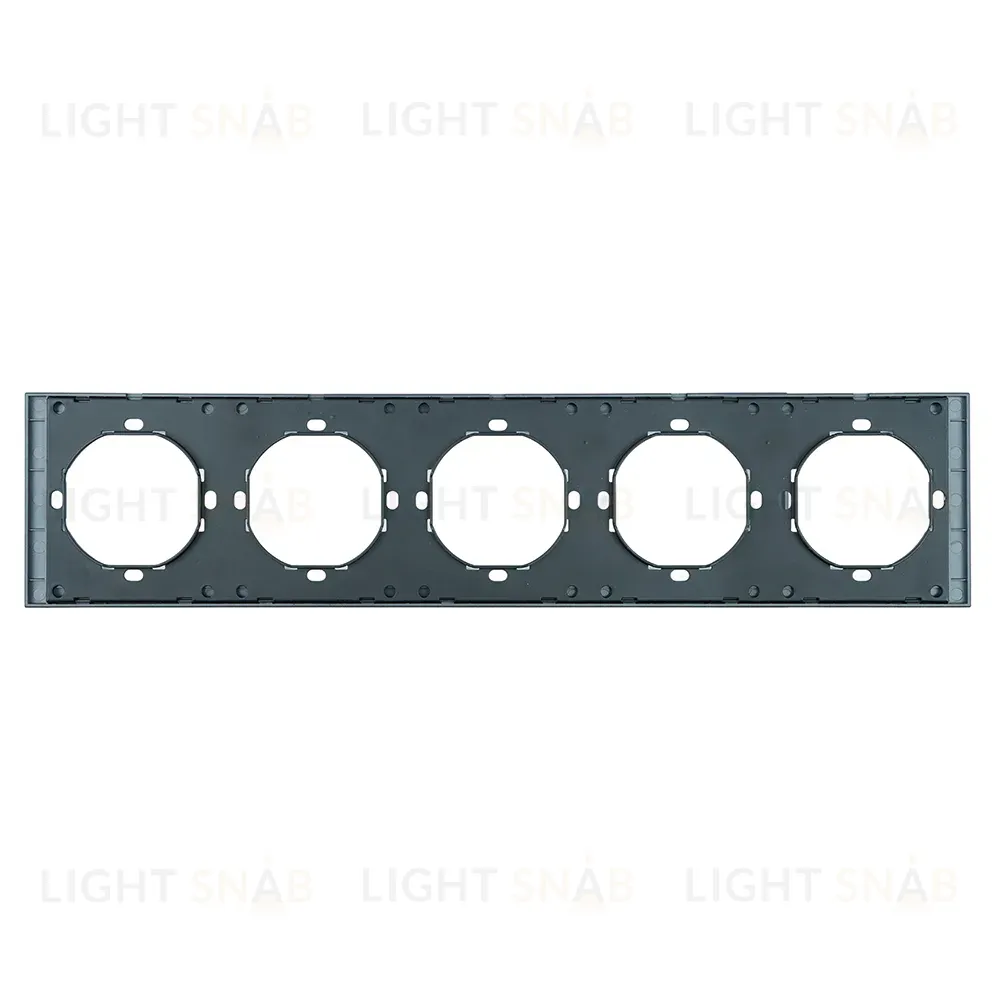 Рамка 5-местная Stekker Мия PFR00-3005-05 черный бархат 50465 50465