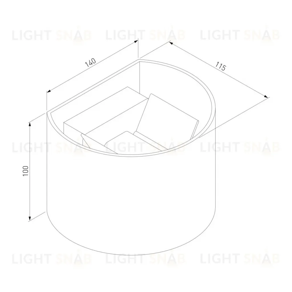 Уличный настенный светильник Elektrostandard Blade 1518 TECHNO LED 4690389219177 a072098 4690389219177